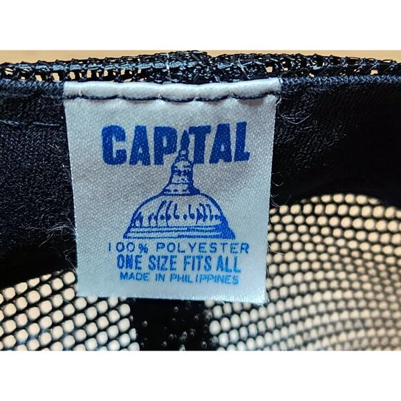 1990'a Advance Transportation Company Hat Snapback Trucker Cap Adult Red Black - Picture 8 of 8